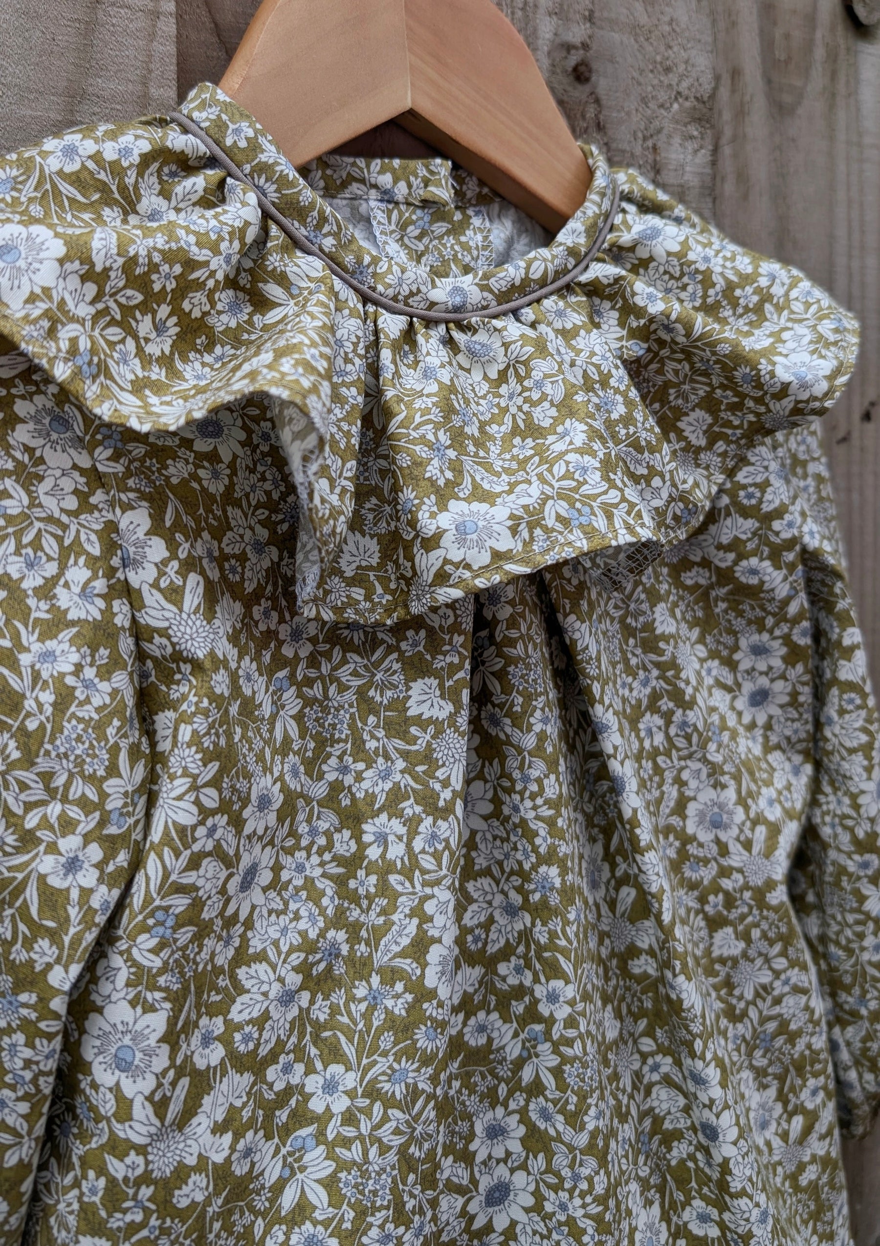 Sylvie Set | Green Floral (newborn - 6 years)