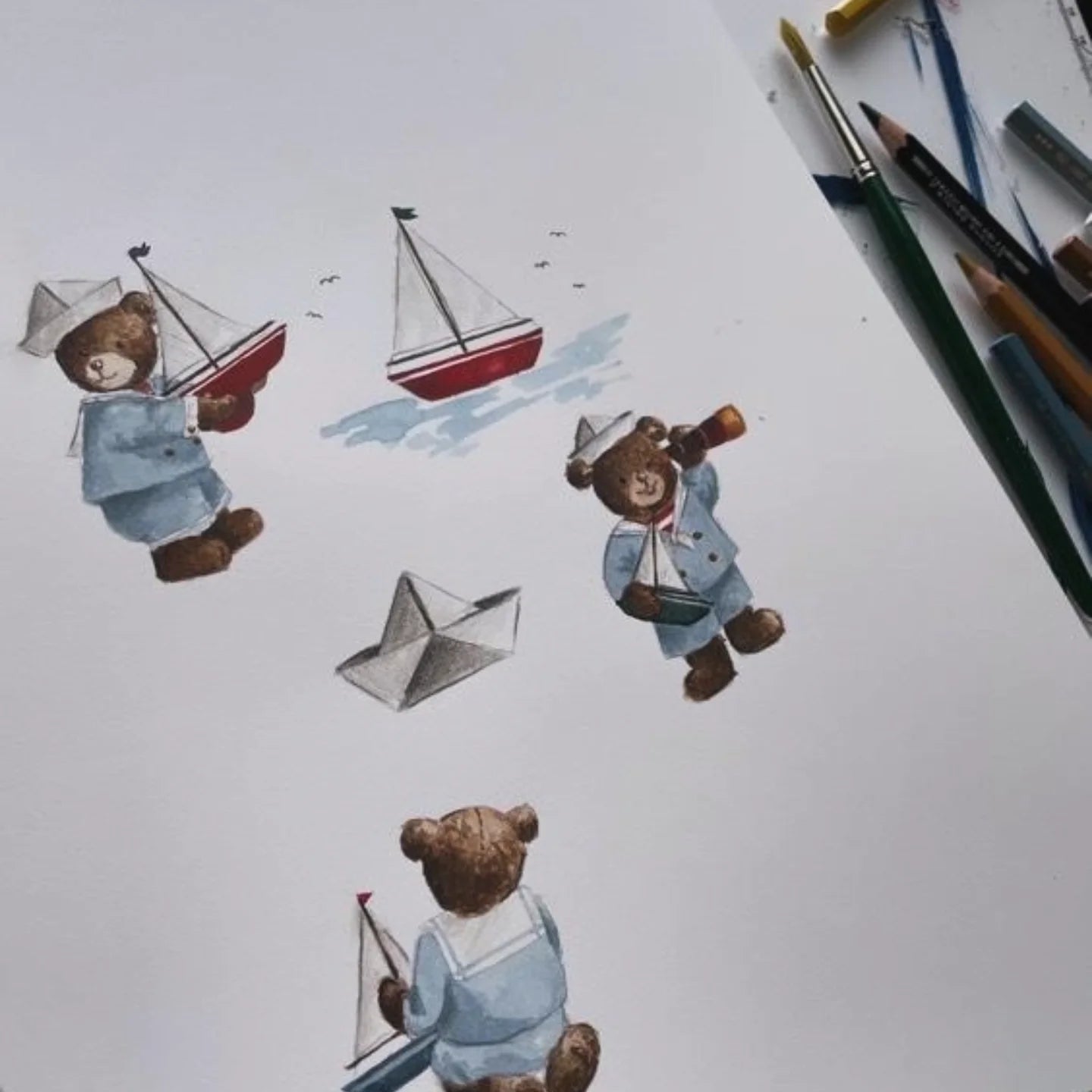 Sailor Teddy Bear Two Piece Set | Newborn - 4 years