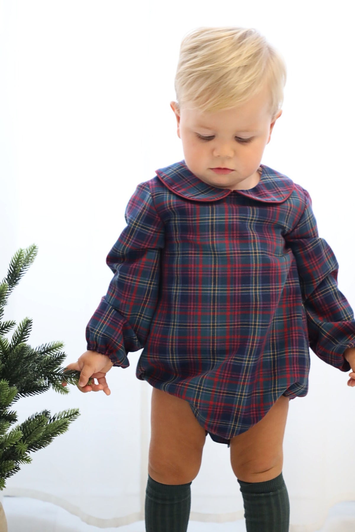 Burleigh Tartan Romper