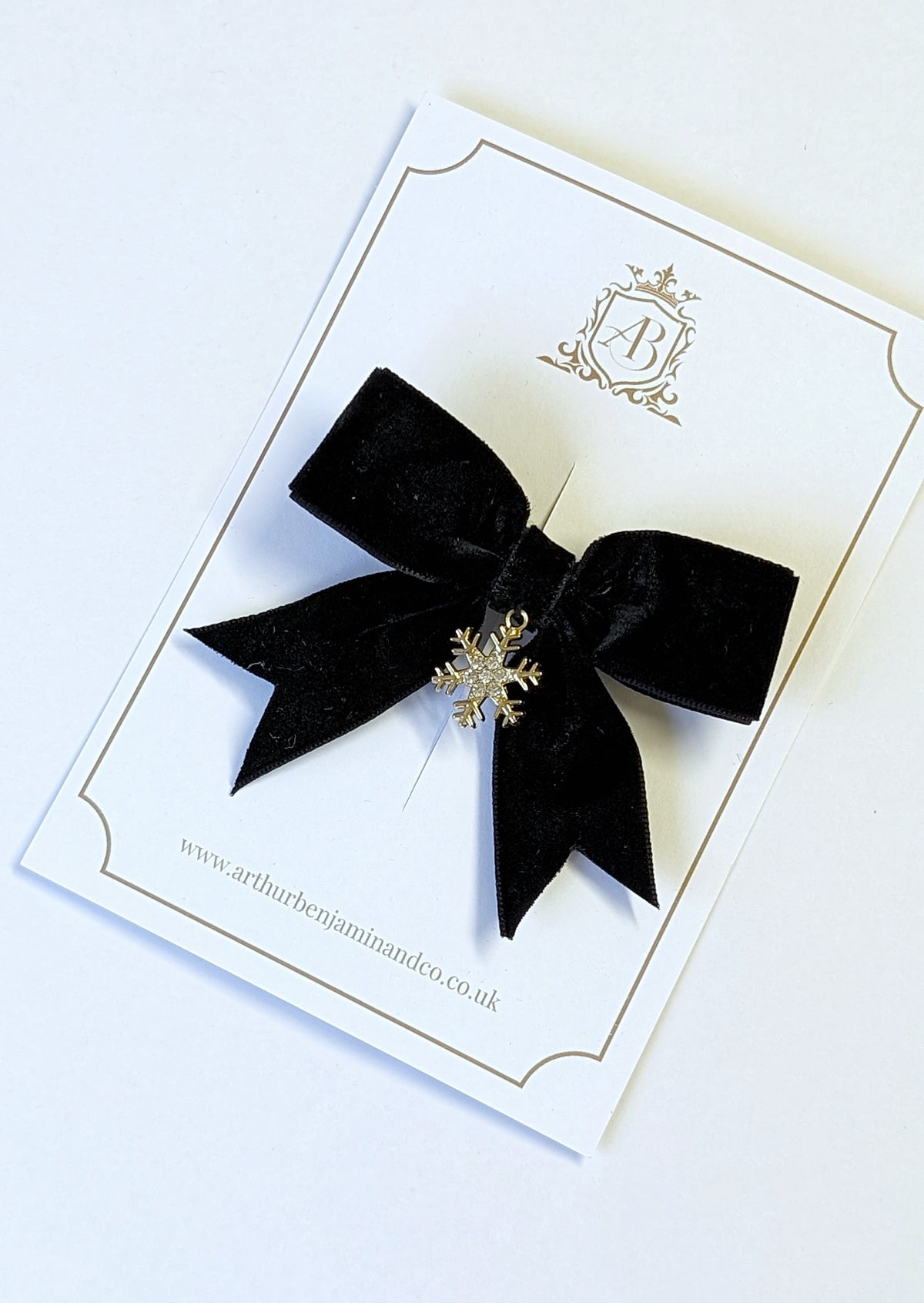 Black Luxe Velvet Bow - Arthur Benjamin & Co