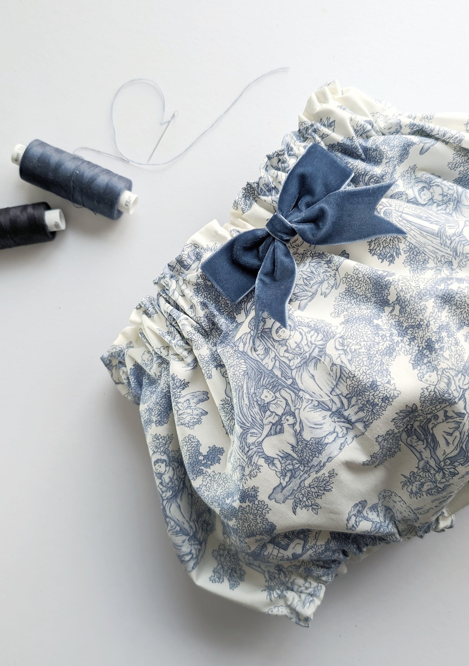 Blue Toile Bloomers - Arthur Benjamin & Co