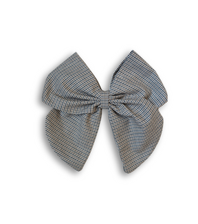 Tweed Hair bow