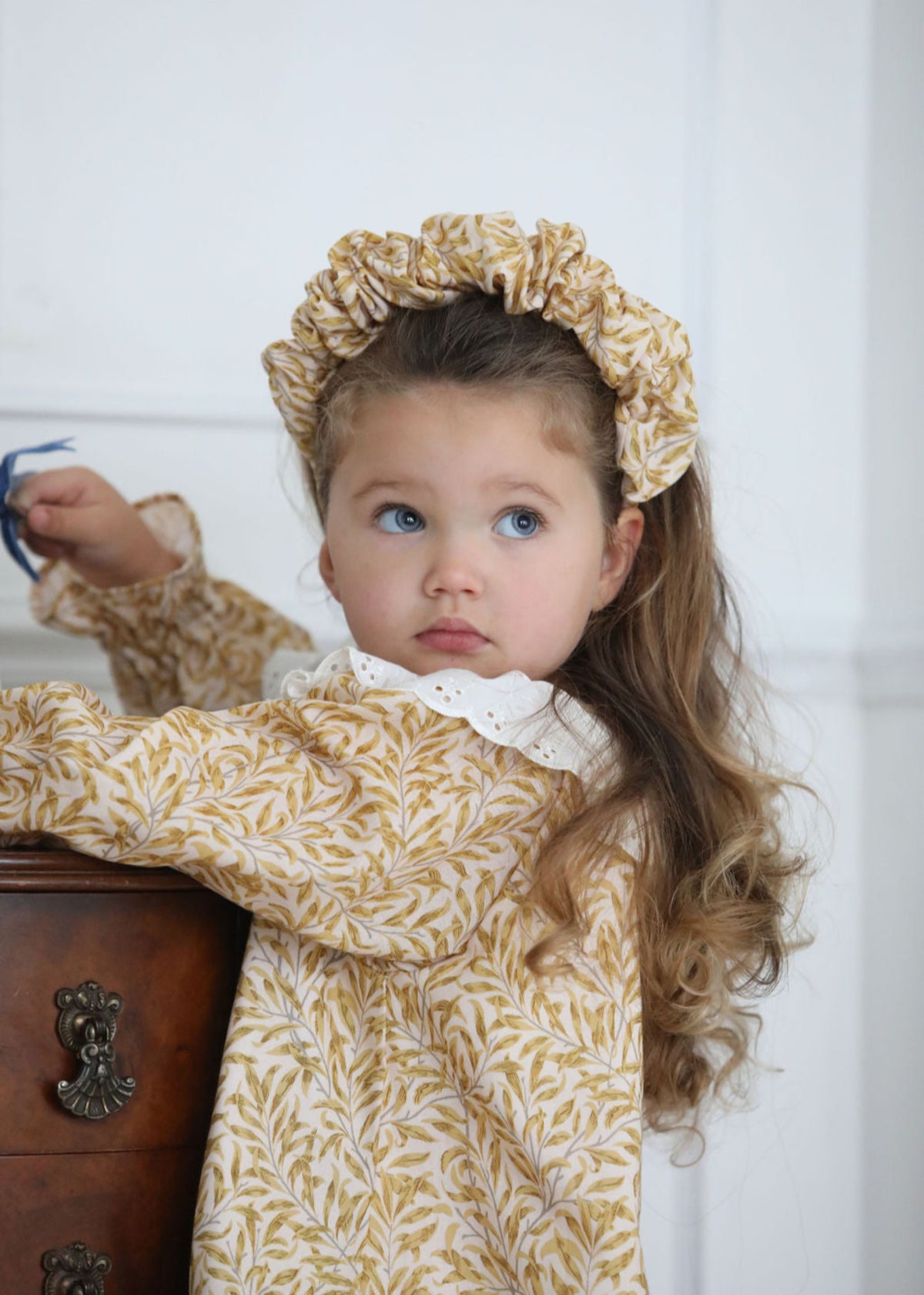 William Morris Ruffle Headband (2-7 years)