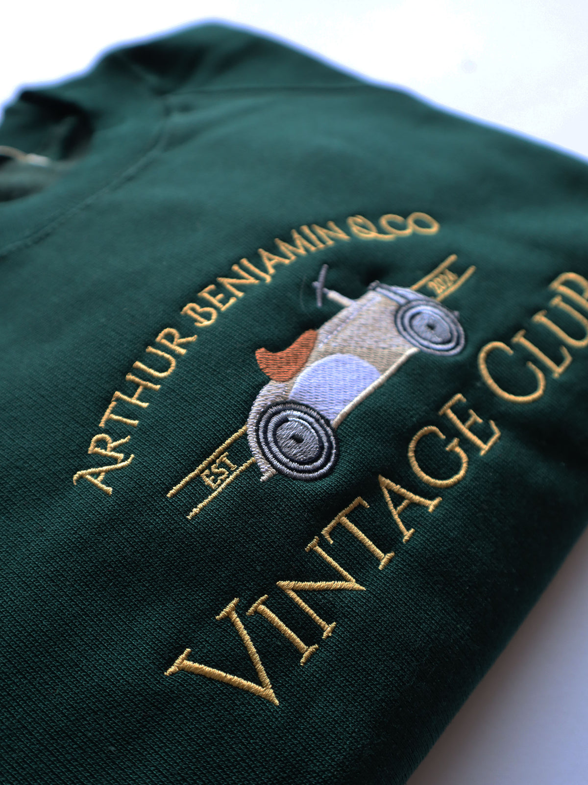 Vintage Club Sweater Racing Green - Arthur Benjamin & Co