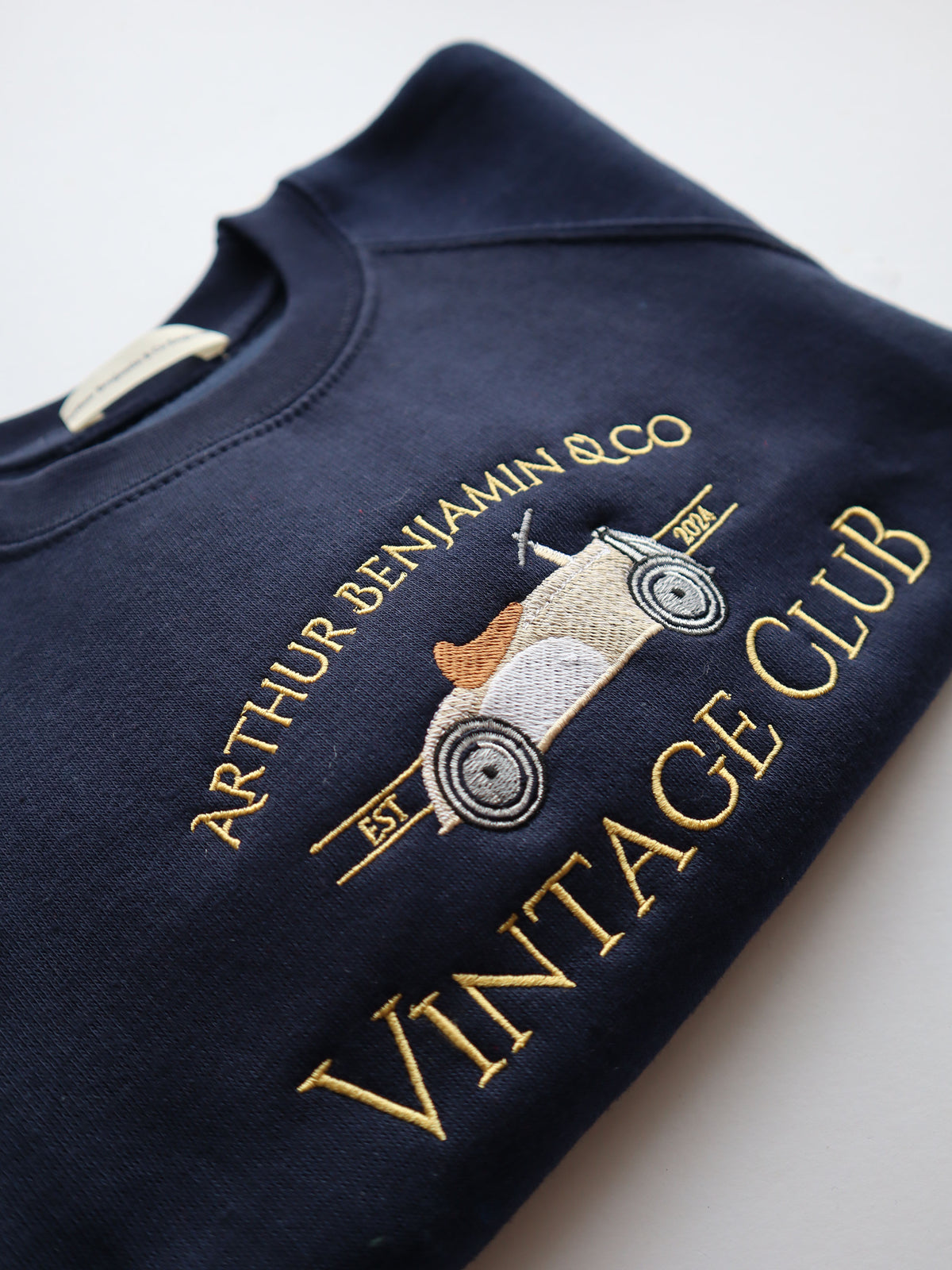 Vintage Club Sweater French Navy