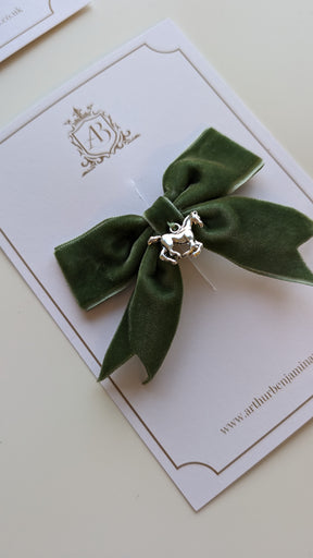 Sage Green Charm Bow - Arthur Benjamin & Co