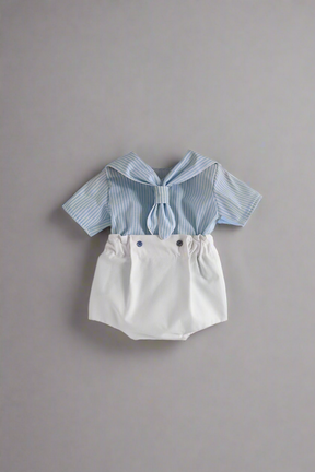 Blue Stripe Sailor Set