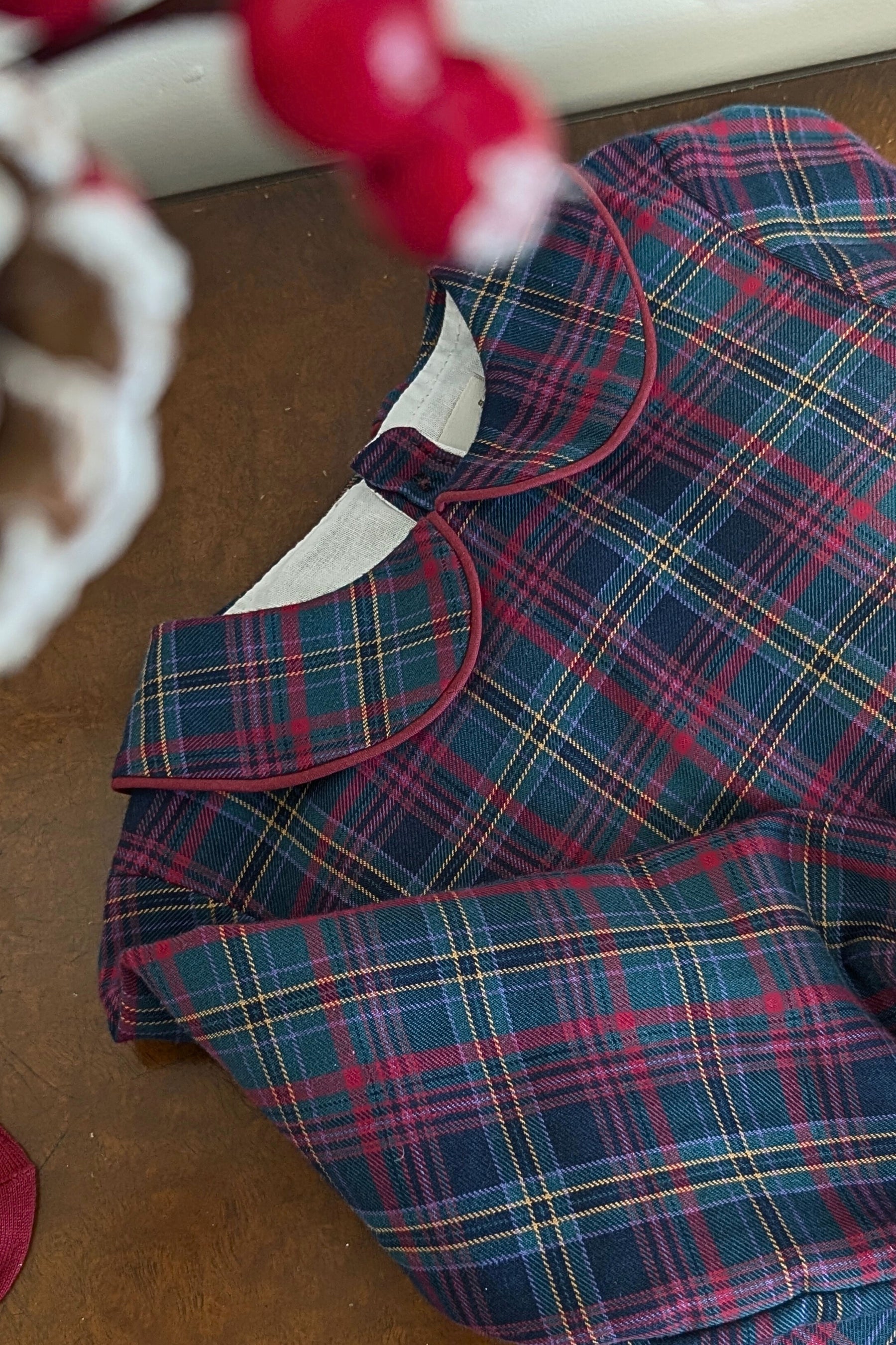 Burleigh Tartan Romper