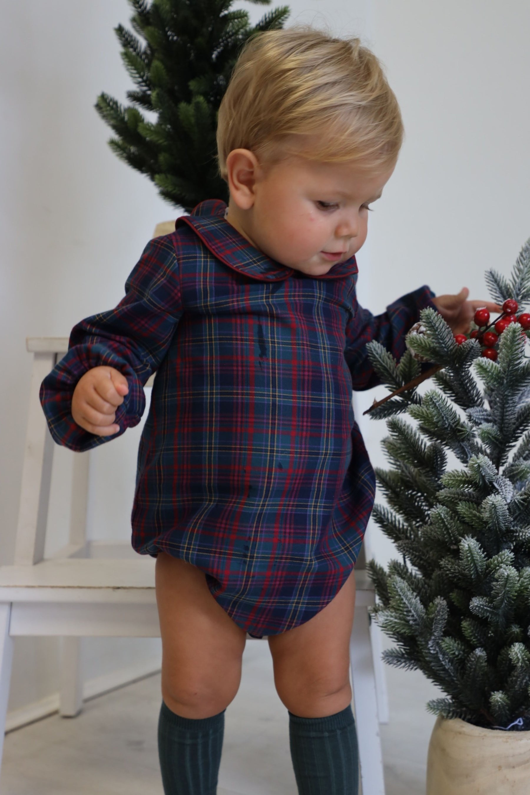 Burleigh Tartan Romper