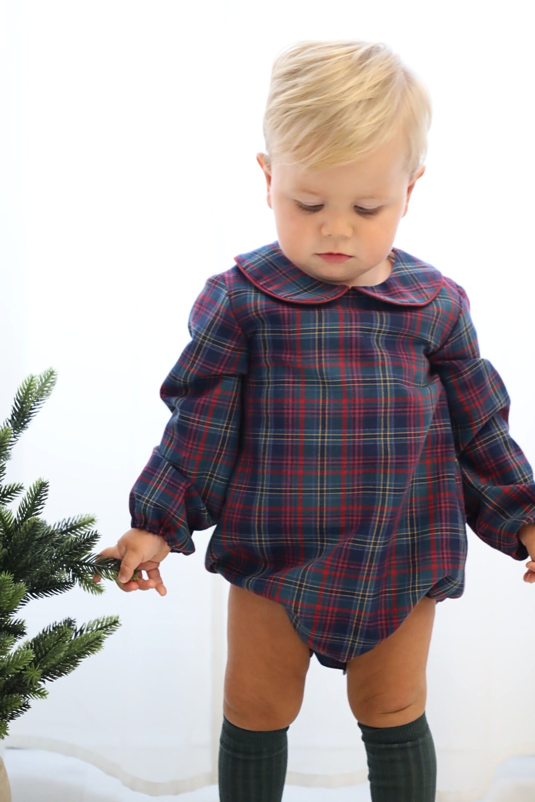Burleigh Tartan Romper