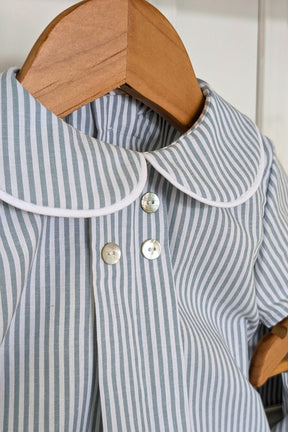 Green Stripe Shirt & Bloomers (Newborn - 5 years)