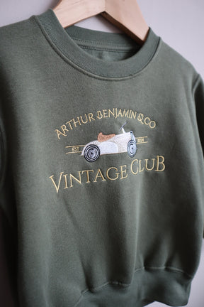 Vintage Club ™️ Sweater Khaki Green - Arthur Benjamin & Co