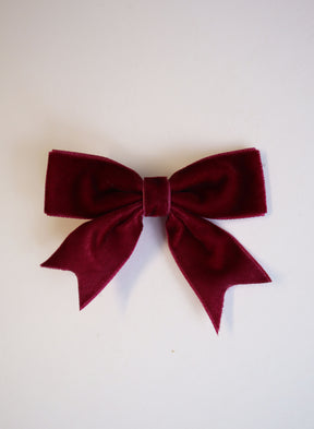 Mulberry Velvet Bow - Arthur Benjamin & Co