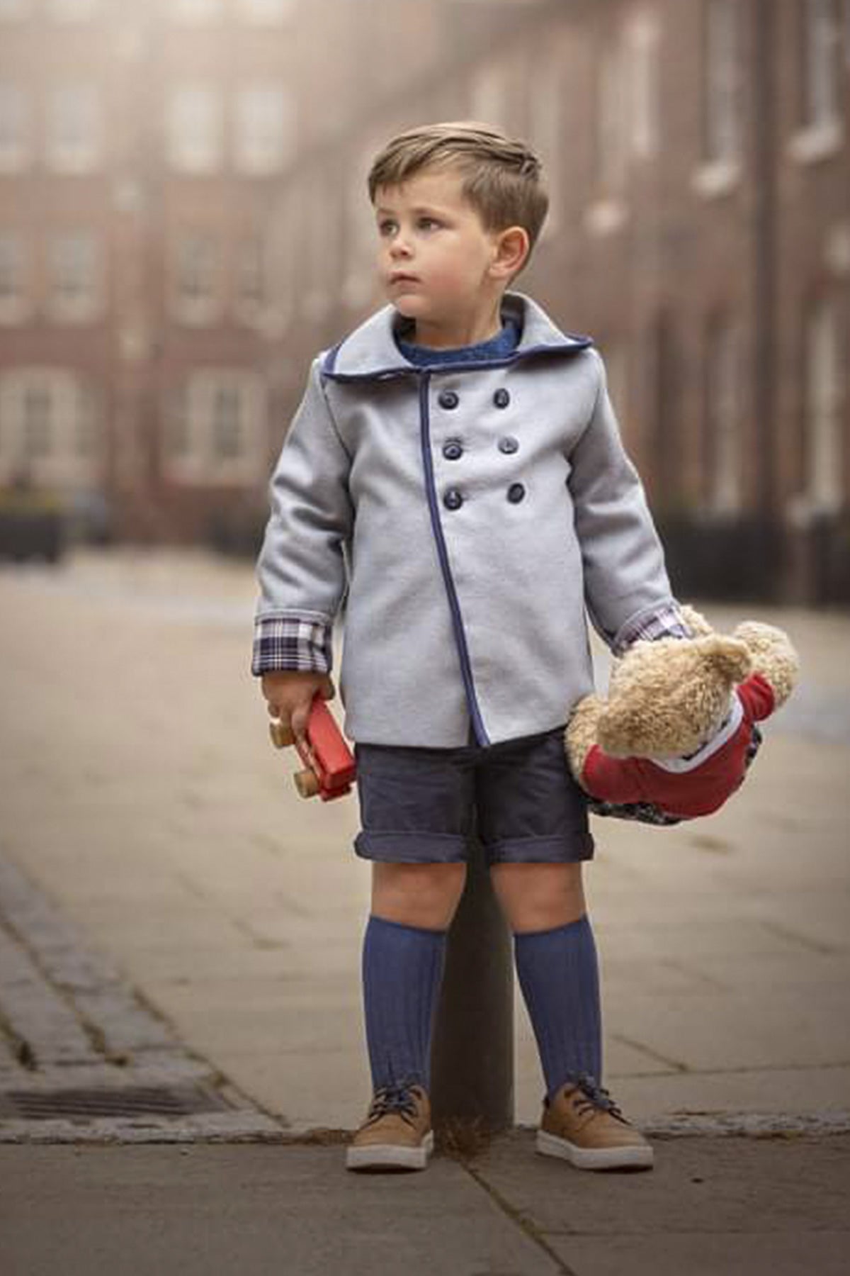 Boys Traditional Wool Coat 