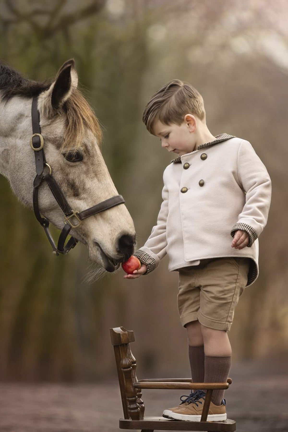 Boys Traditional Wool Coat 