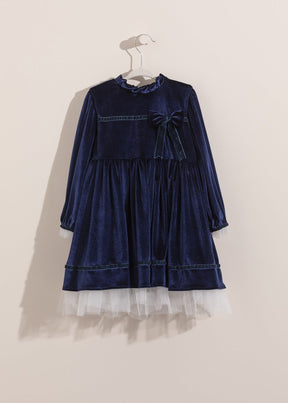 Girls Velvet Felicity Dress - Arthur Benjamin & Co