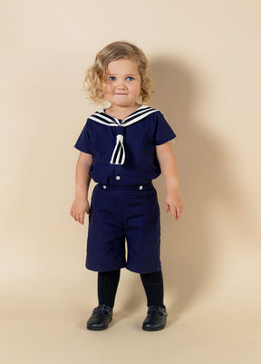 Navy Two Piece Sailor Sailor Set - Arthur Benjamin & Co